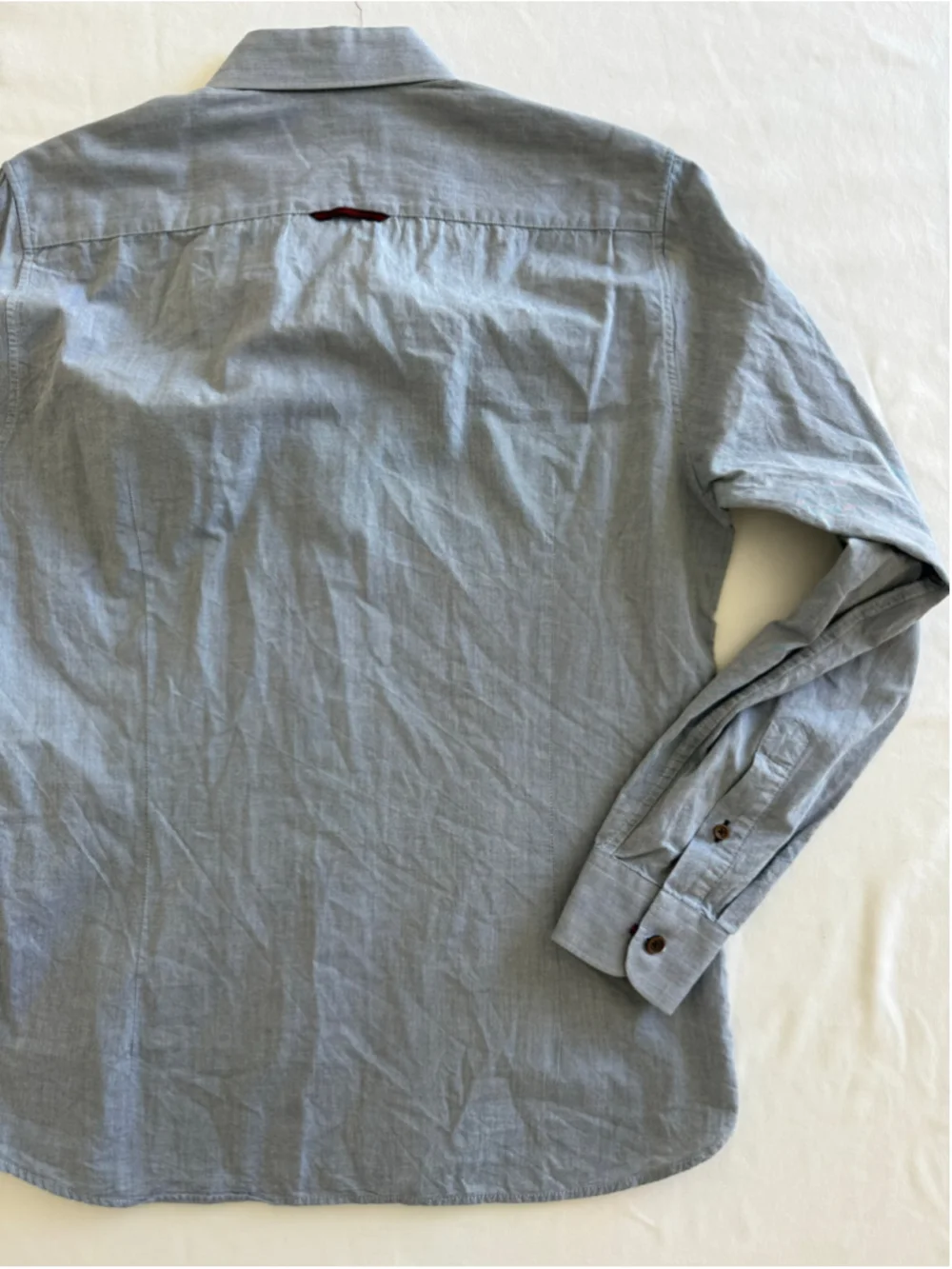 Men's Ted Baker Casual Button Down Shirt Size M Blue Black